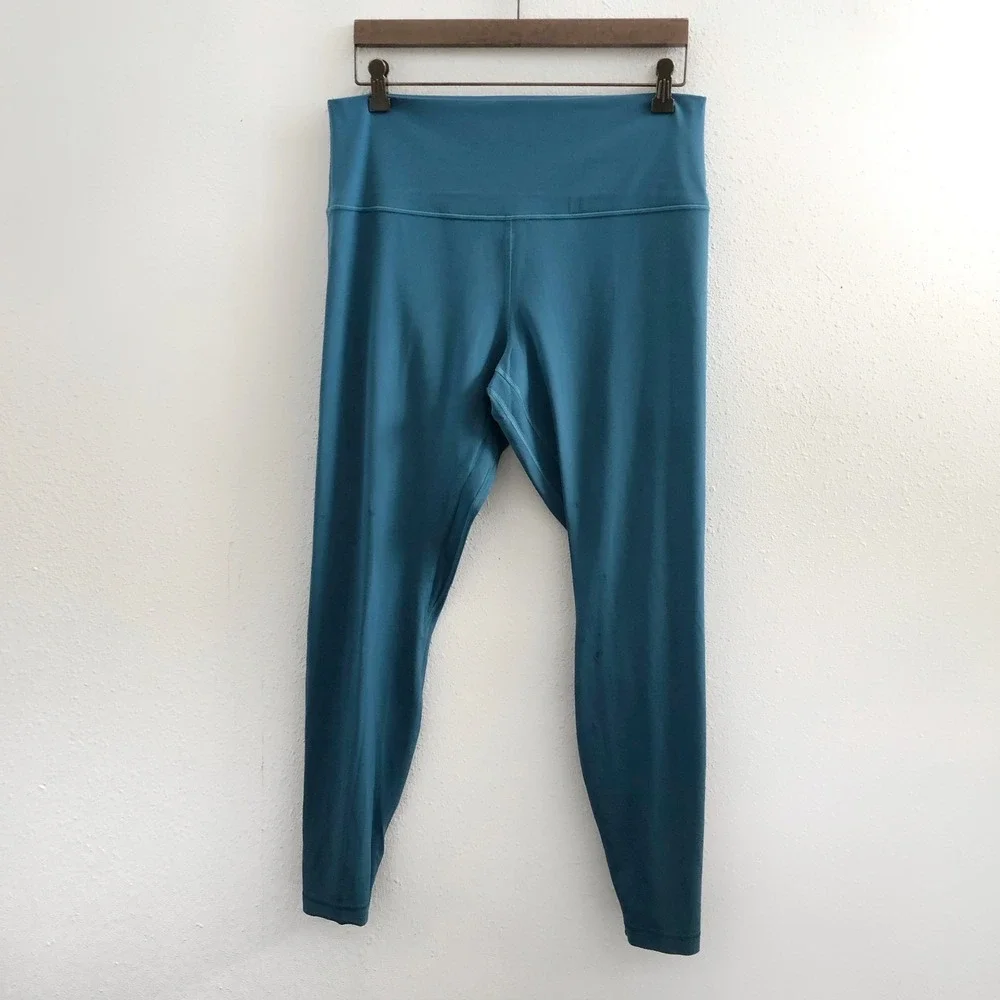 LULULEMON Align High-Rise Pant 28" Capture Blue Size 14 - Picture 3 of 10